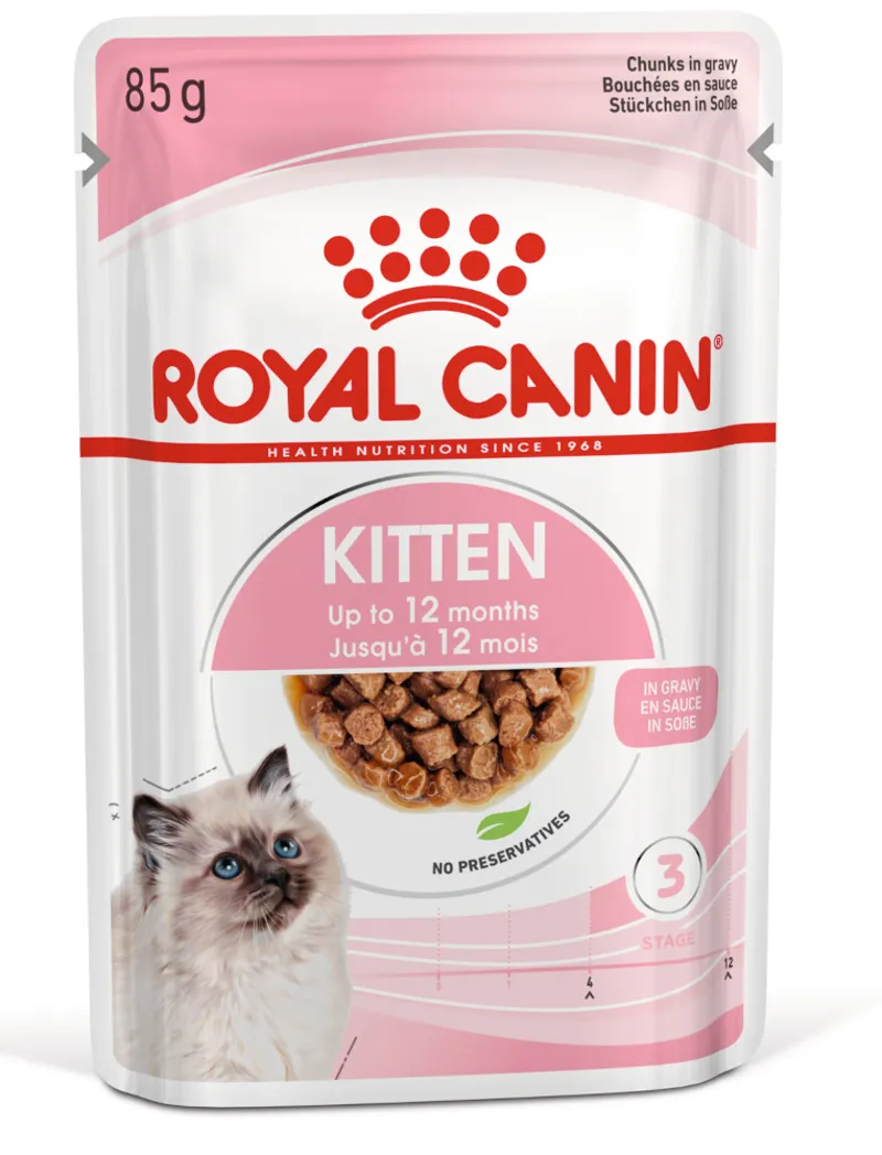 Royal Canin Cat Pouch Kitten in Gravy 85g